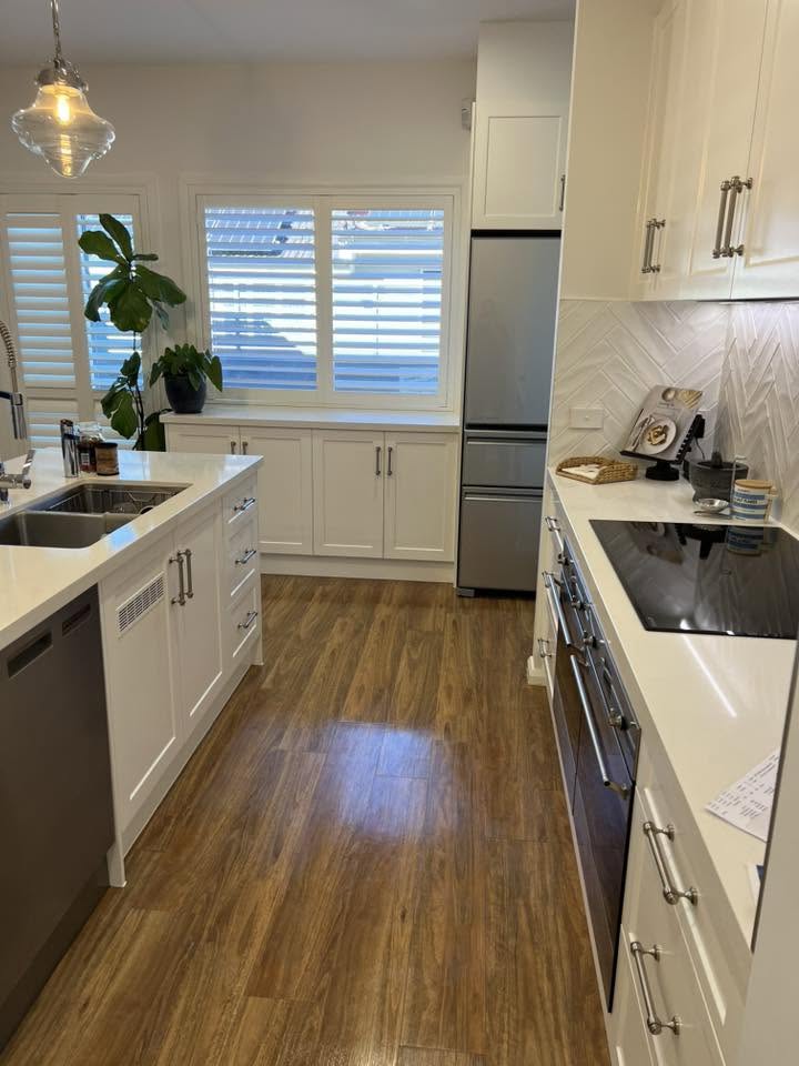 Freshly cleaned kitchen