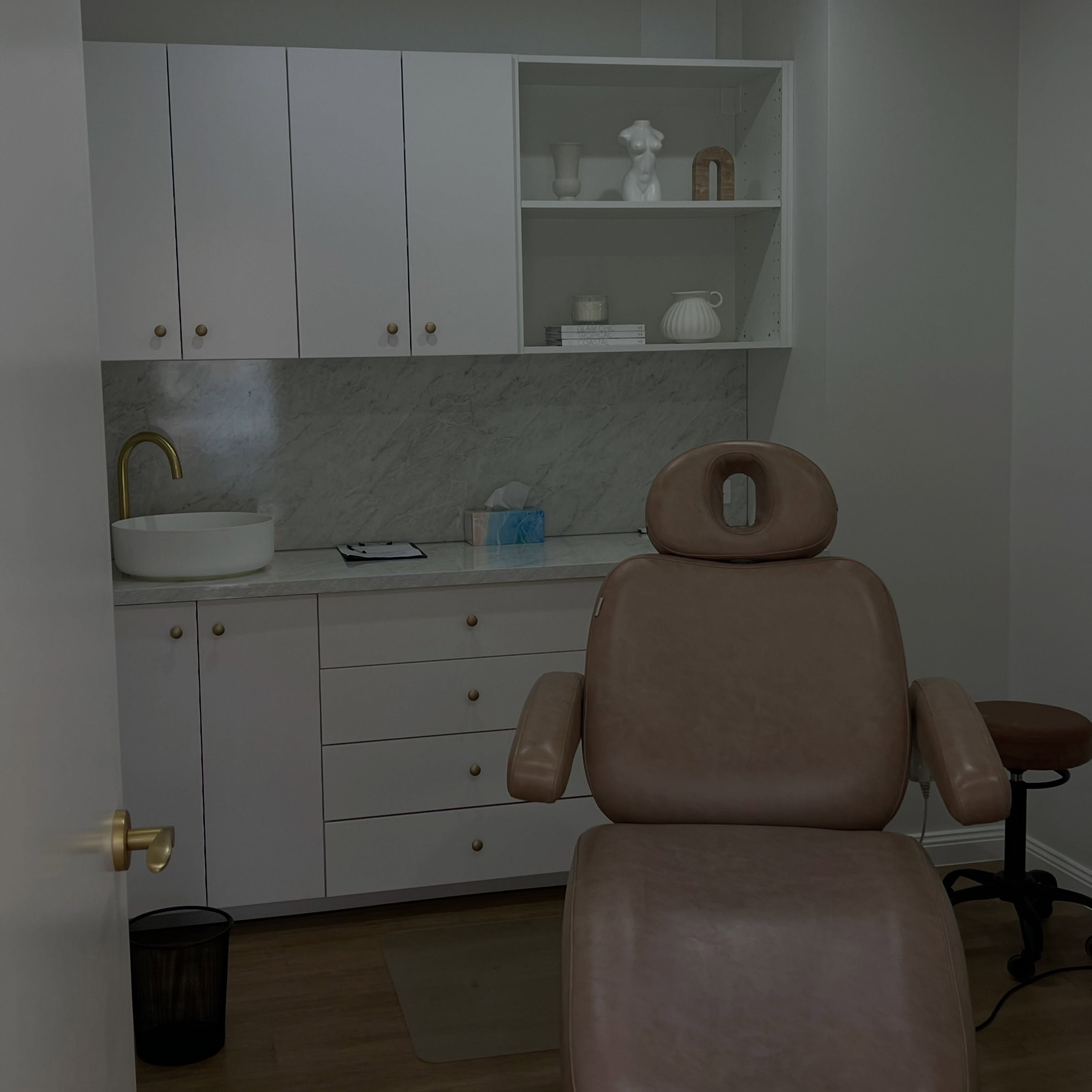 Freshly cleaned treatment room